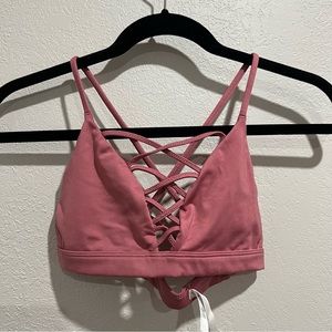 Victoria’s Secret Sport Pink Strappy Sports Bra